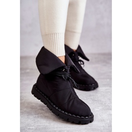 Cizme izolate dama Black Emelie negru 1