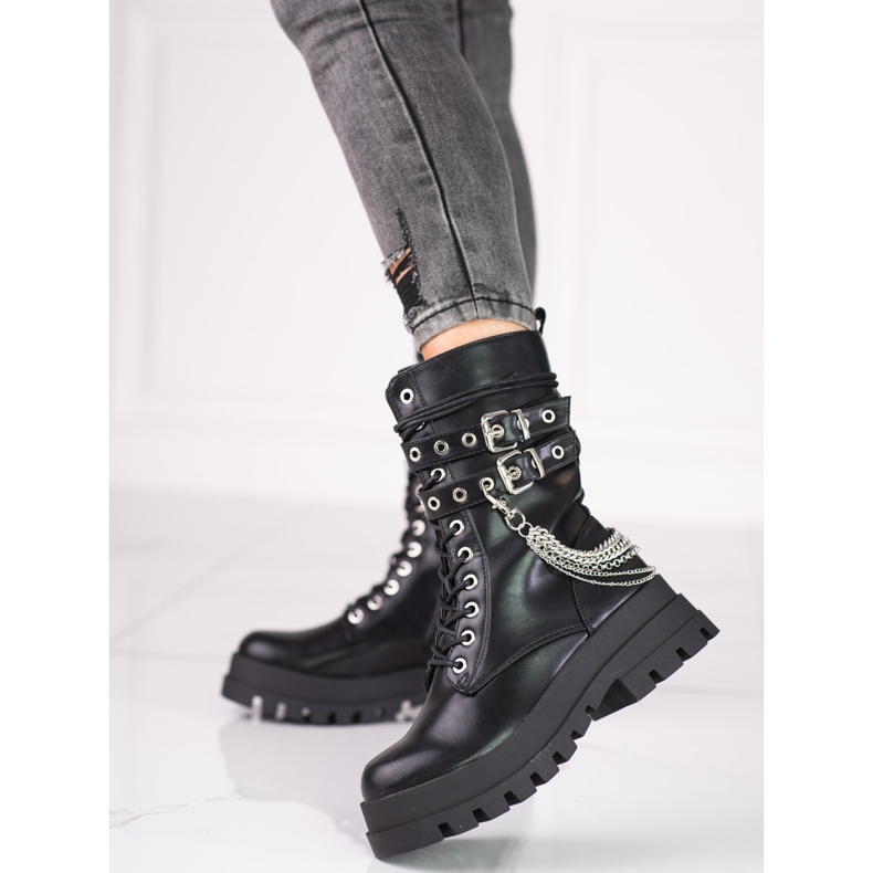 Lucratoare Shelovet cu ornamente negru 1