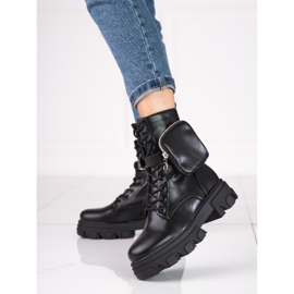 Muncitoare de femei cu buzunar Shelovet negru 2