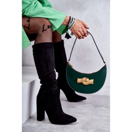 Cizme clasice Tressa din piele intoarsa neagra negru 2 Cizme clasice Tressa din piele intoarsa neagra negru 2