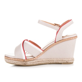 Vices Sandale de damă cu tocuri înalte maro 1