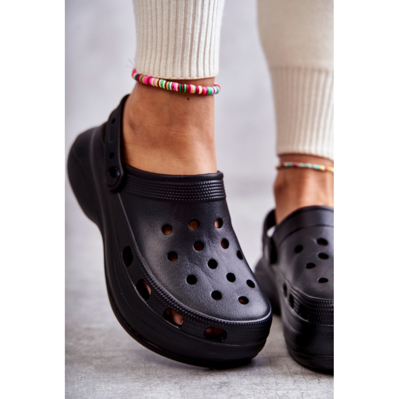 FS1 Papuci de damă Crooks Black Foam Coline negru 2