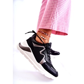 Adidași de sporturi la modă pentru femei negru 1