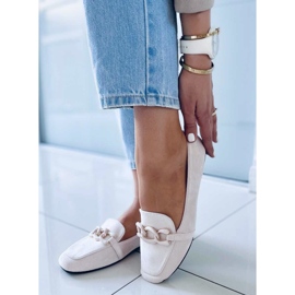 Mocasini de dama Carla Nude bej 2