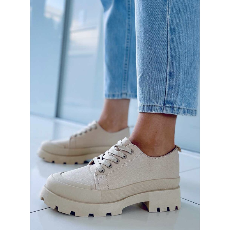 Adidași de trekking Golv Khaki bej 1