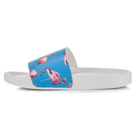 Vices Papuci Flamingo albastru 3