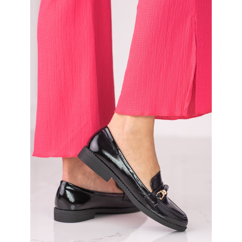 Mocasini de dama Black Shelovet negru 2