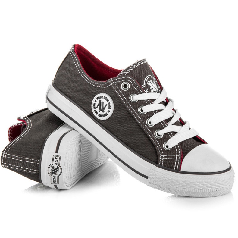 Adidași New Age gri 1