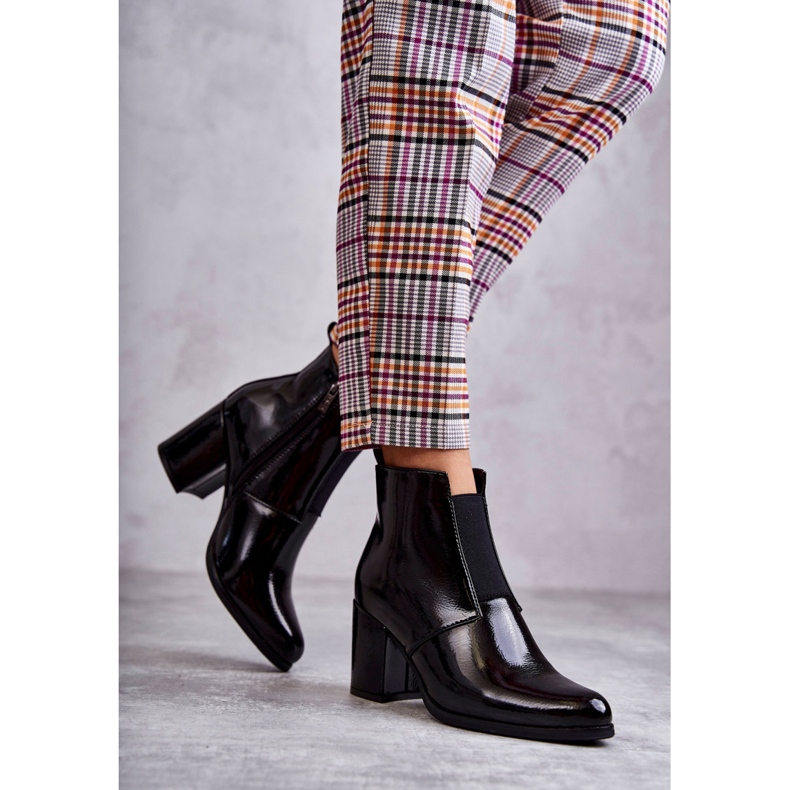 PL4 Cizme Clasice Lăcuite La.Fi 260035B-LA Negru 1 PL4 Cizme Clasice Lăcuite La.Fi 260035B-LA Negru 1