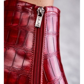 PL4 Cizme Snake din piele ecologica La.Fi 260038R-XC Rosu roșu 1 PL4 Cizme Snake din piele ecologica La.Fi 260038R-XC Rosu roșu 1