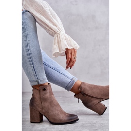 PL4 Botine dama din piele intoarsa La.Fi 260039DTA-SU Bej 4