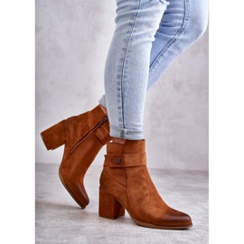 PL4 Ghete de dama din piele intoarsa La.Fi 260041C-SU Camel maro 2