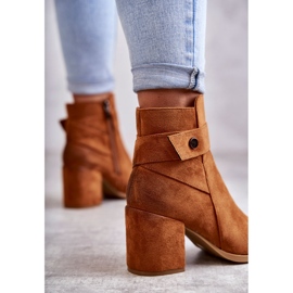 PL4 Ghete de dama din piele intoarsa La.Fi 260041C-SU Camel maro 3