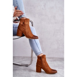 PL4 Ghete de dama din piele intoarsa La.Fi 260041C-SU Camel maro 8