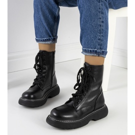 Cizme negre de tip Myrefall negru 1
