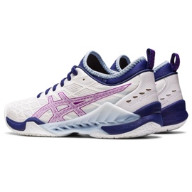 Pantofi de handbal Asics Blast Ff 3 W 1072A080 100 alb 2