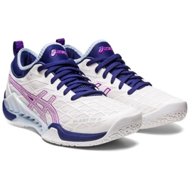 Pantofi de handbal Asics Blast Ff 3 W 1072A080 100 alb 3