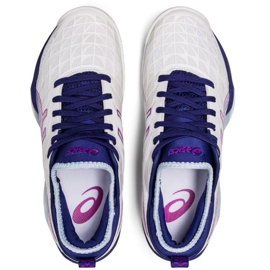 Pantofi de handbal Asics Blast Ff 3 W 1072A080 100 alb 5