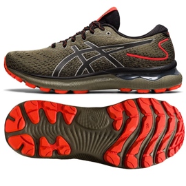 Pantofi de alergare Asics Gel-Nimbus 24 TRail M 1011B571 300 verde verde 1 Pantofi de alergare Asics Gel-Nimbus 24 TRail M 1011B571 300 verde verde 1