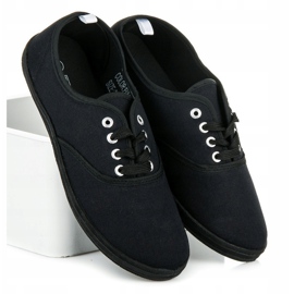 Adidași cu șiret New Age negru 3