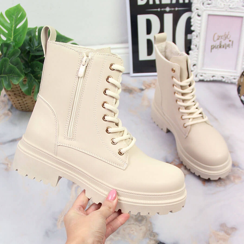 Cizme calde de dama bej eVento 1 Cizme calde de dama bej eVento 1