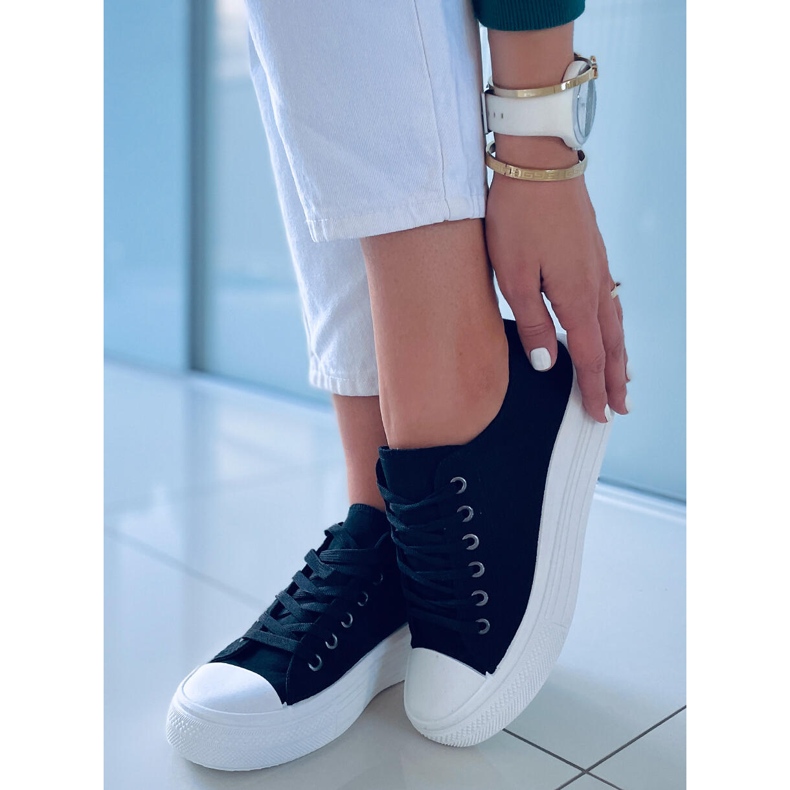 Tenisi de damă Ebbe Black negru 2