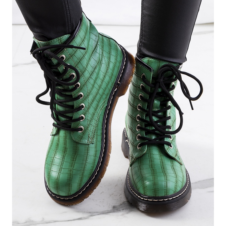 Cizme verzi de dama marca Norte verde 1