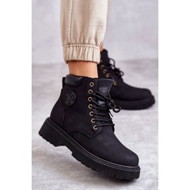 Cizme Calde Piele Negre Felizia negru 1