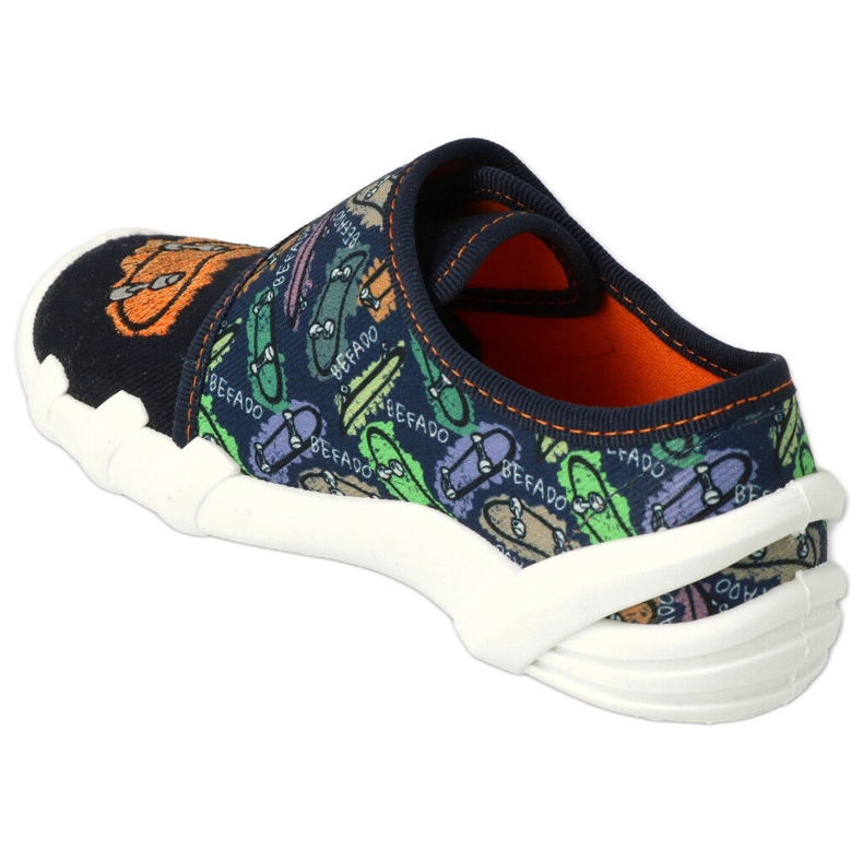 Pantofi copii Befado 273X345 albastru marin multicolor 4