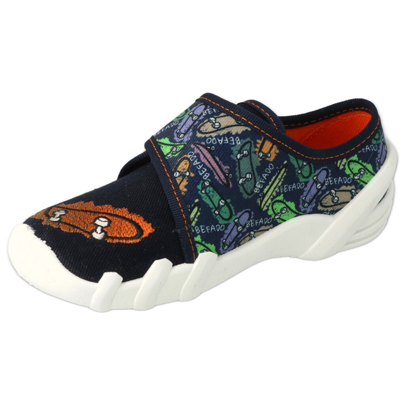 Pantofi copii Befado 273X345 albastru marin multicolor 3