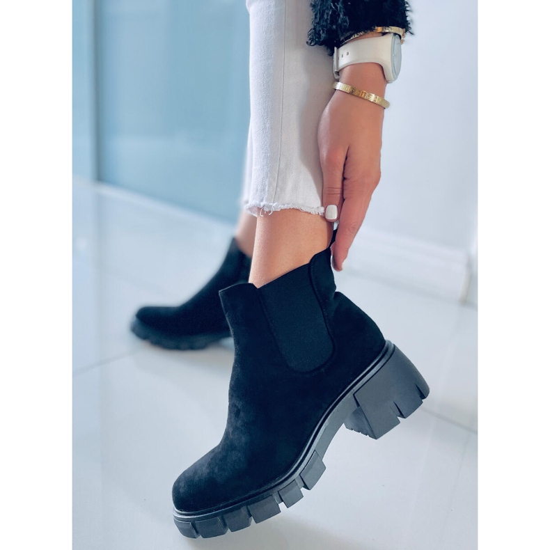 Cizme Chelsea dama Aime Black negru 1 Cizme Chelsea dama Aime Black negru 1