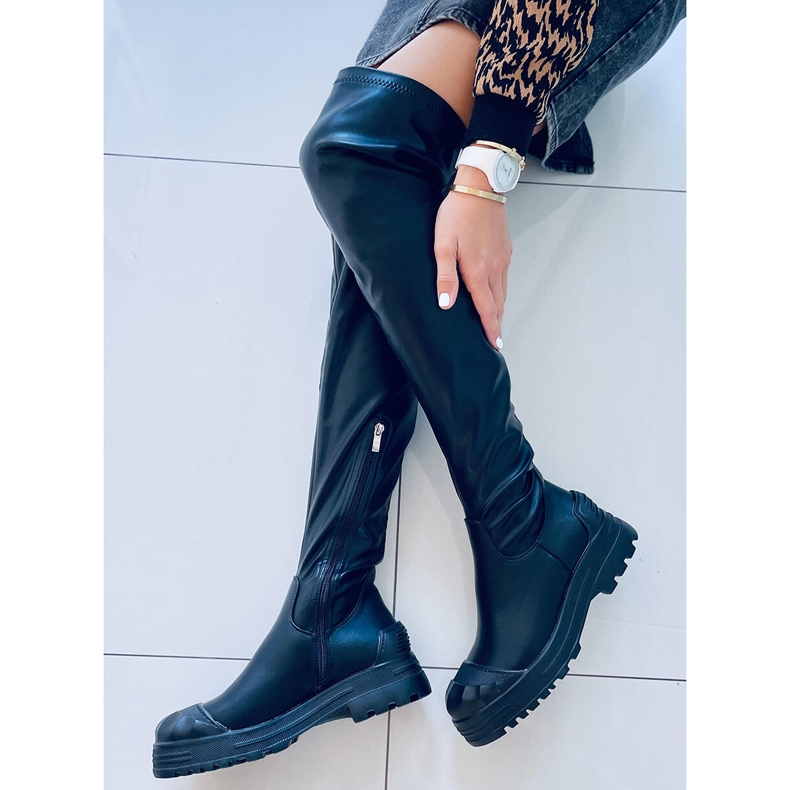 Cizme moto Hogan negre negru 1 Cizme moto Hogan negre negru 1