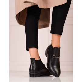 Cizme dama Jodhpur toc Vinceza negru 1