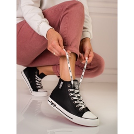 Adidasi Big Star dama KK274598 negru 1