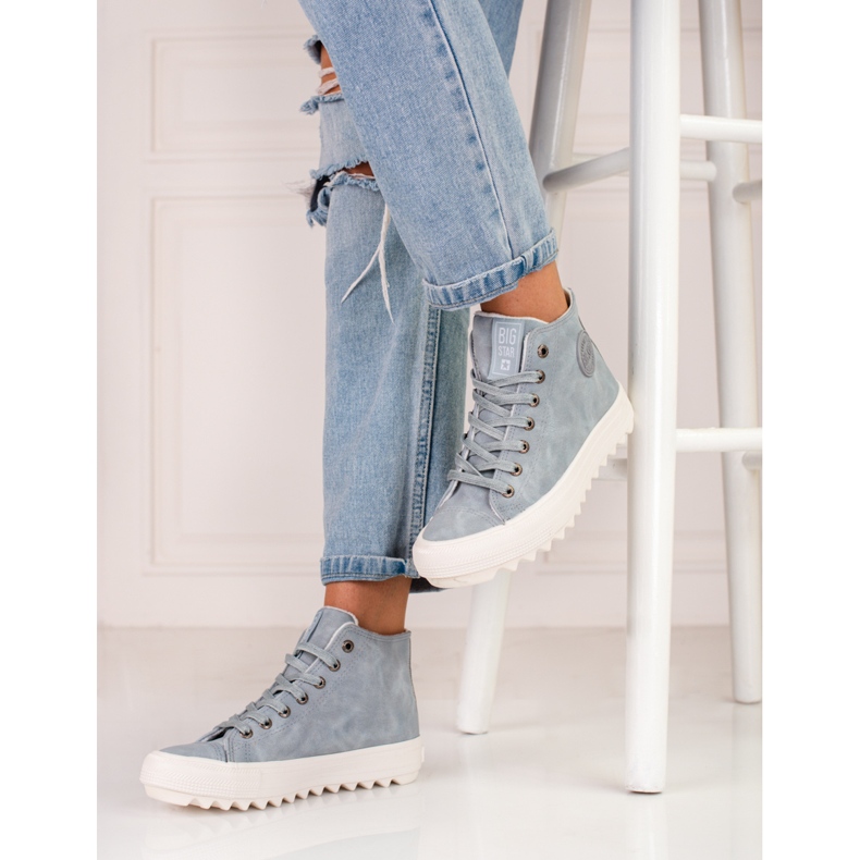 Tenisi Big Star EE274115 de damă albastru 2