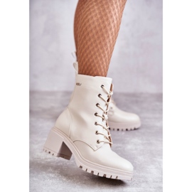 Vinceza Cizme de damă calde cu toc înalt, bej deschis Grethe 1 Vinceza Cizme de damă calde cu toc înalt, bej deschis Grethe 1