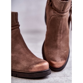 Cizme din piele intoarsa dama Maciejka 05720-14 Maro deschis 2