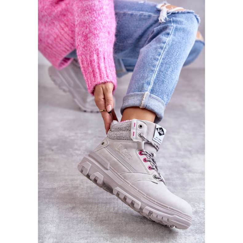 Cizme calde de damă Lee Cooper LCJ-22-01-1373 Gri 1