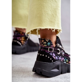 Cizme Maciejka Piele Cu Pete 05660-20 Negru multicolor 2