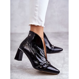 Cizme de piele pe un post Maciejka Black 05262-01 negru 1 Cizme de piele pe un post Maciejka Black 05262-01 negru 1