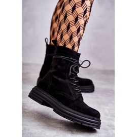 S.Barski Cizme de dama din piele intoarsa Legata Neagra Afra negru 1 S.Barski Cizme de dama din piele intoarsa Legata Neagra Afra negru 1