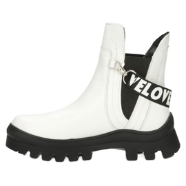 Slip la modă pentru femei -Cizme Filippo DBT3927 White alb 2