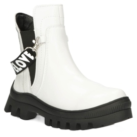 Slip la modă pentru femei -Cizme Filippo DBT3927 White alb 1