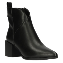 Cizme izolate pentru femei pe Black Filippo DBT4094 Black Post negru 1