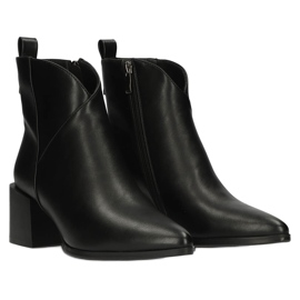 Cizme izolate pentru femei pe Black Filippo DBT4094 Black Post negru 3