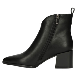 Cizme izolate pentru femei pe Black Filippo DBT4094 Black Post negru 2