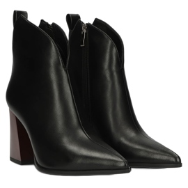 Cizme elegante pe un post Filippo DBT4042 Negru 4
