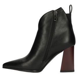 Cizme elegante pe un post Filippo DBT4042 Negru 2