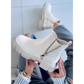 Cizme Jodhpur Ariana Beige bej 1