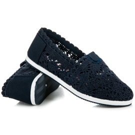Seastar Pantofi din dantelă bleumarin albastru 1